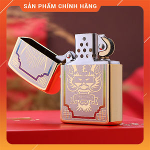 Hột Quẹt Bật Lửa Xăng Đá Zorro Z2-2024 Phiên Bản Giới Hạn Kỷ Niệm Năm Rồng Vàng Chất Liệu Bằng Đồng Nguyên Chất