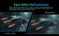 Monitor komputer gaming KTC 24 inci layar FHD 165Hz FastIPS blue light rendah gamut warna lebar. 