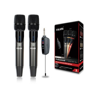 SHALANRA BR288 UHF Professional Wireless Microphone Handheld Karaoke Rechargeable Microphone
