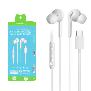 Mye H57 Applicable iPhone15 Series Elf Digital Edition One-Key Wired Control Tuning Compatible Type-C Headset