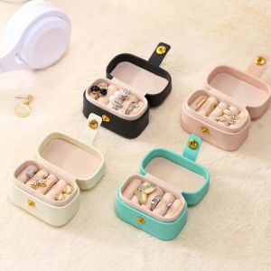 XINSU38 Fashion Mini Gift Travel Water-proof Packaging Box Jewelry Organizer Earring Holder Jewelry Storage Case Ring Display Box