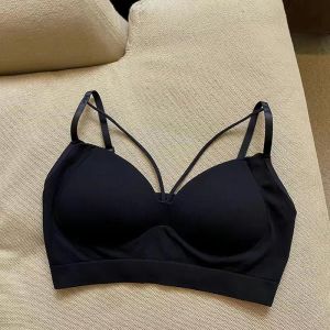 Camisole Adjustable Latex Fixed Cup Wrap Chest Cross Beauty Back Tube Top