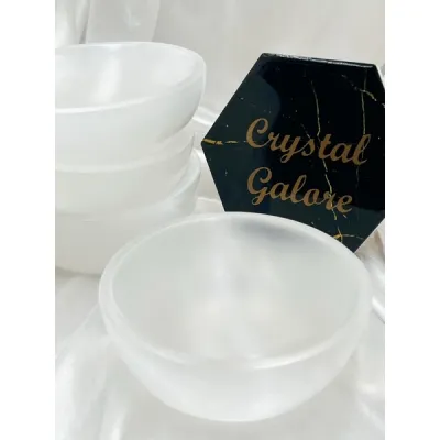 |SG| Natural Selenite Bowl / Plate / Cleanse and Recharge Crystals