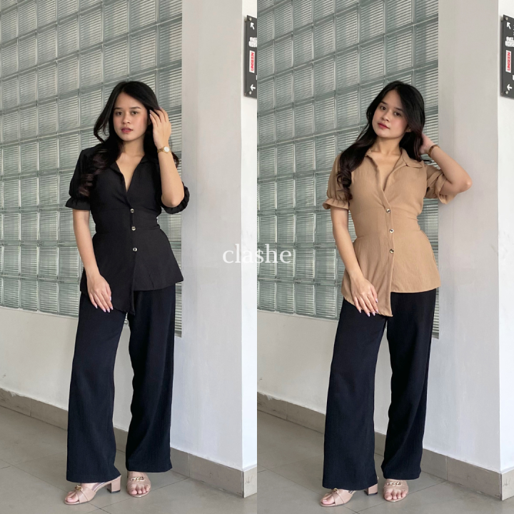 Kilua%20Top%20Baju%20Blouse%20Wanita%20Atasan%20Lengan%20Pendek%20Crinkle%20Airflow%20Anti%20Lecek%20Korean%20Style%20Kekinian%20Terbaru%20Ootd%20by%20Clashe%20-%20Image%203