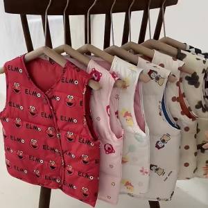 LZD  Áo Gi Lê Lông Vũ Trẻ Em Junsoon Áo Gi Lê Mặc Ngoài Mùa Đông Cho Bé Trai Bé Gái Áo Ghi Lê Trẻ Sơ Sinh Mẫu Xuân Thu