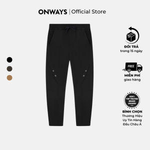 ONWAYS Quần Dài Thể Thao Nam Ống Suông Lưng Thun Tính Năng Trượt Nước Co Giãn Tốt CARGO PANT M3100 MEN