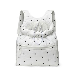 SDFSF Oxford Cloth Polka Dot Pets Backpack Breathable Waterproof Puppy Kiity Carrier Travel Bag Pet Accessories Large Capacity Pet Cat Dog Bag Outdoors