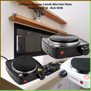 COD Taffware Kompor Listrik Mini Hot Plate Cooking 500 W DLD 101B / Kompor Listrik Mini Anak Kos Watt Kecil Di Cas Minimalis Serbaguna