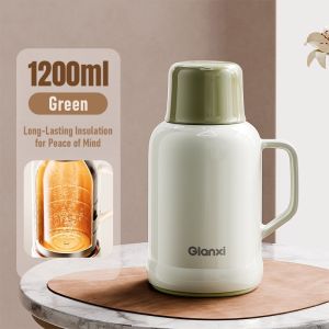fast shipping -in stockGIANXI  Thermos pot hot water bottle Glass liner Large capacity boiling kettle Thermos water bottle  Thermos bottle