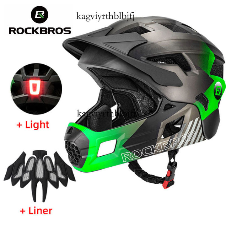 ROCKBROS Kids Detachable Full Face Bike Helmet Children's Sports