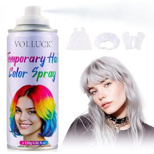 Temporary Hair Color Spray Instant Washable Hair Dye for All Hair Types Vibrant Color for Party Halloween Cosplay and Daily Use ( # 1 Blonde)
