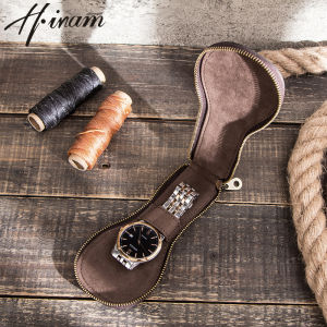 Hiram da thật xem trường hợp Chic xách tay đồng hồ kiểu xưa lưu trữ hộp đồng hồ cuộn túi khung bọc đồng hồ cho du lịch quà tặng