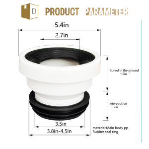 Offset Toilet Flange Shifter PVC Toilet Flange Connector Tub Waste Drain System Toilet Flange