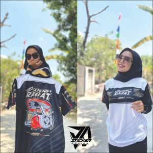 JP Kaos Jersey Team Seneng Ragat - Baju Motor Pria Kaos Otomotif CB GL WIN