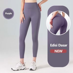 HISILICON Yoga Legging Celana Olahraga Wanita High Waist Polos Gym&Fitness&Yoga&Running