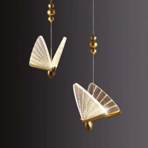 Đèn thả bướm phong cách hiện đạiĐèn thả hồ điệpKích thước (22x17cm)Đèn thả 3 chế độ ánh sáng(6500k4000k3000k)