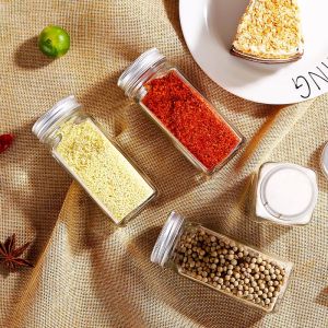 Tempat Bumbu Garam Merica lada cabe rempah botol kaca/1052 SPICES JAR