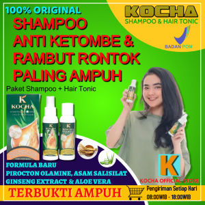 KOCHA Sampo Anti Ketombe Paling Ampuh Atasi Ketombe dan Rambut Rontok