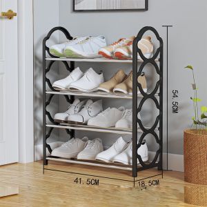 4 layer 5 layer simple shoe rack shoe cabinet student dormitory assembled storage rack Shoe Rack Organizer Home Storage Rack Stockable Shoes Organizer Storage Stand