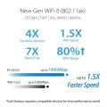 ASUS RT-AX53U AX1800 Dual Band WiFi 6 Wireless Router AiMesh - RT-AX53. 