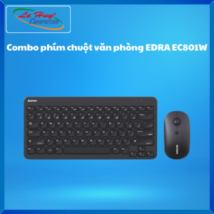 Combo Phím Chuột EDRA EC801W - Hàng Chính Hãng