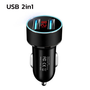 EOSM 66W ที่ชาร์จในรถ ที่ชาร์จมือถือในรถ ที่ชาร์จแบตในรถ ชาร์เร็ว3.1A USB+PD 4in1 car charger