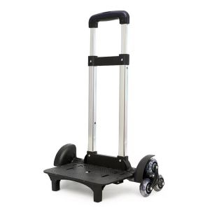 【Ready Stock】New Foldable Students School bag Trolley Pulling Rod Cart 6 Wheels Kid Trolley For Backpack And School Luggage Bag