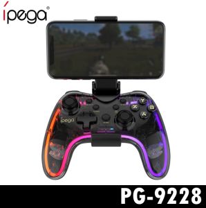 IPEGA PG-9228 Black Diamond Colorful Lighting Bluetooth Gamepad Controller For Android/IOS/Windows PC/Switch/P4/P3
