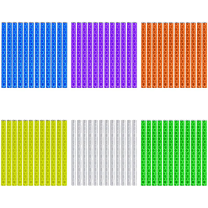 72Pcs Waterproofs Bicycles Reflectives Clip Outdoor Cycling Reflectors Tube Bikes Wheel Spoke Reflectors Enduring