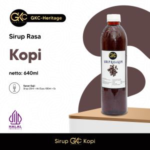 Sirup Kopi / Coffee Syrup Minuman Gkc Heritage 640ml