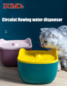 Pet Water Dispensor Circulat Flowing Water Dispensor Pet Bowl For Cat Small Dog Rabbite and Small Animals [USB Charging]