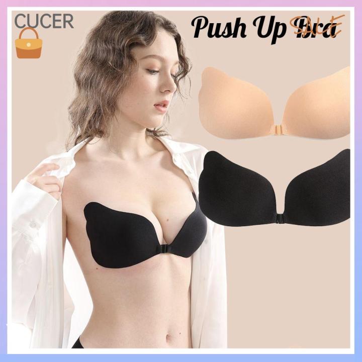 Size 38 black push up bra sexy strapless bras for women underwear