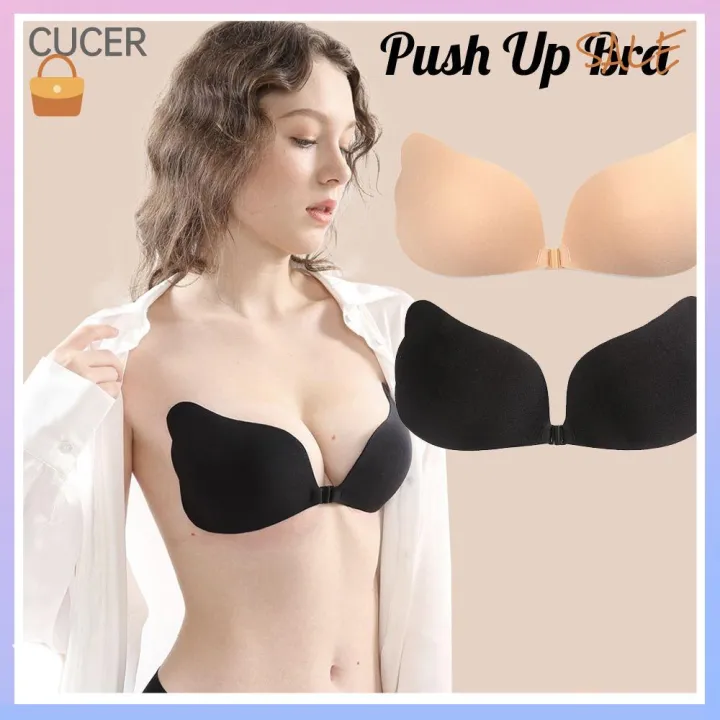 Strapless Invisible Sticky Bra Underwear Women Sexy Seamless Push Up Bras  Silicone Adhesive Bralette Female Backless Lingerie - AliExpress