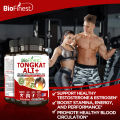 Biofinest Tongkat Ali 500mg - Maca Root Horny Goat Weed Saw Palmetto Tribulus L Arginine - Energy Stamina Vitality Endurance - Longjack (Eurycoma Longifoli) Extract Male Enhancement Supplement - Made in USA (180 Veg. Capsules). 