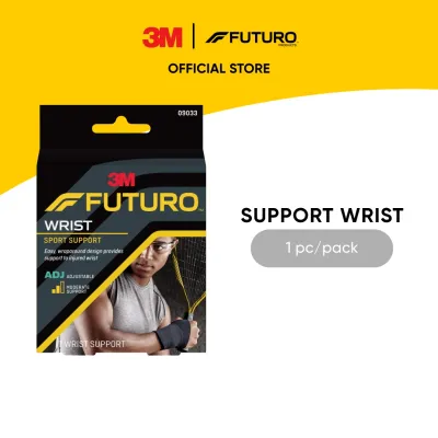 3M™ Futuro™ Sport Wrist Support 09033ENR Moderate Support 1 pc/pack One Size For injured wrist