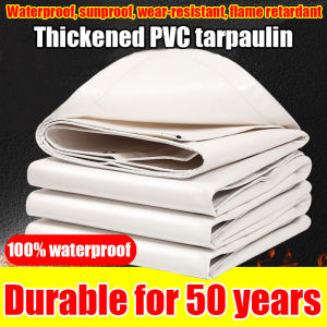【COD】PVC Trapal Lona Tolda Heavy Duty Tarps Double-Sided Thickened Waterproof Tarpaulin Free Ropes Trapal Waterproof Makapal Trapal Sale Truck Cover High Original PVC Trapal Waterproof heavy duty Lona Tolda With holes Car cover courtyard