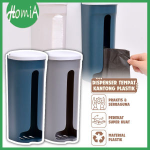 Tempat Penyimpanan Kantong Plastik Sampah Tempel Dinding Hook / Plastic Bag Storage Organizer -HOMIA
