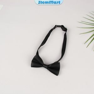 ItemMart Kids Bow Ties Adjustable Pre Tied Bowtie for Wedding Party 10 x 5 cm for Boys & Girls