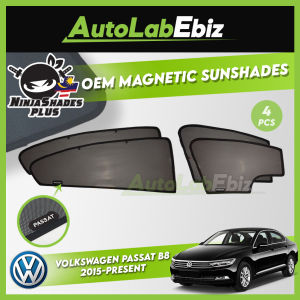 Volkswagen Passat B8 2015-2023 NinjaShades Plus OEM Magnetic Car Sunshades (4pcs/set)