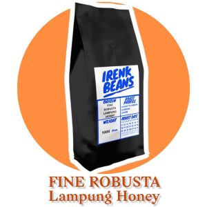 Fine Robusta Lampung Honey Biji Bubuk 1000gram