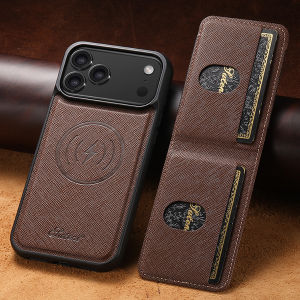 0930[Local Stock] Christmas Halloween SUTENI Wireless Charging Faux Leather Magnet Card Holder Stand Picture Frame Phone Case For iPhone 18 Pro Max 16 Plus17 16 15 14 h261009
