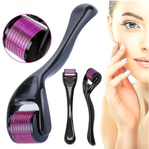 540 Needle Derma Roller 0.2mm 0.25mm 0.3mm Titanium Micro Needles for Face Body Hair Growth
