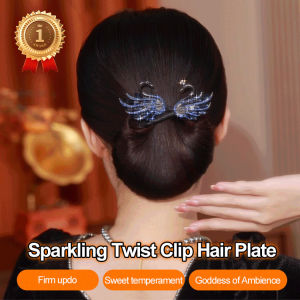 Glitter Twisted Hair Clip Hair Accessory/Hairpin For Women Stylish Volume Hair Holder/Nonslip Design For Party Everyday Use
