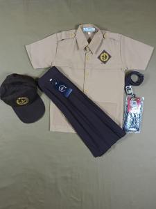 Setelan seragam pramuka sd perempuan panjang-panjang pendek-pendek komplit kelas 1-6