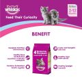 Whiskas Junior Ocean Fish with Milk Dry Pockets Cat Food for Kittens 1.1KG. 