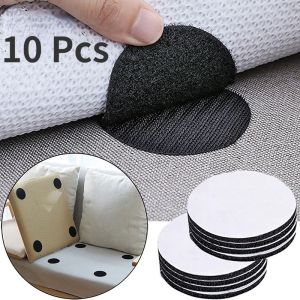 Set 5 Miếng Dán (Tròn/Vuông) Có Keo 2 Mặt Cố Định Thảm Dán Nệm Ga Giường Lót Ghế Chống Trơn Trượt ( 5x5cm )