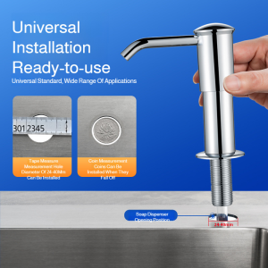 จม พิมพ์แบบกด เครื่องล้างจาน ล้างผัก สวย กระชับ การติดตั้งแบบ snap-on กันน้ำกระเซ็น