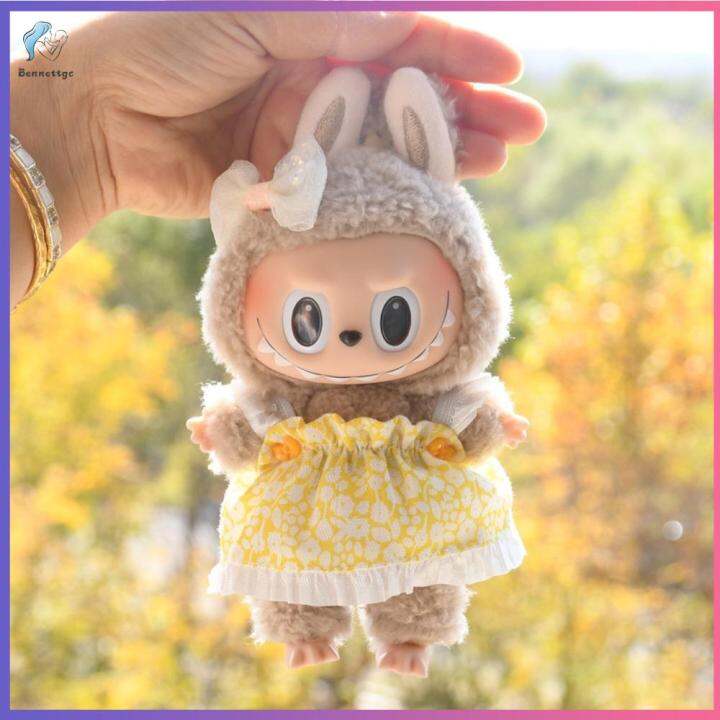 BENNETTGC 1Pcs Labubu Macaron Labubu Doll Clothes 17cm Cotton Doll ...