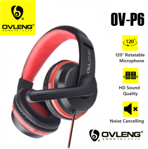 OVLENG P6 Stereo Gaming Stereo Sound Bass Headset with Volume Control and 3.5mm Jack