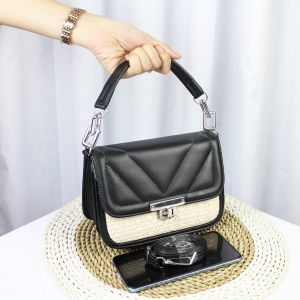 LUNA AURA Tas Jinjing Kotak Wanita Vania Kombinasi Motif Tikar DK 31 Slempang Jinjing Terbaru